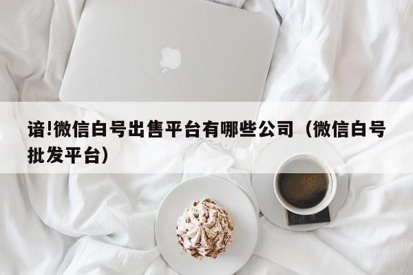 谙!微信白号出售平台有哪些公司（微信白号批发平台）